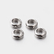 201 perles d'espacement beignet grand trou en acier inoxydable X-STAS-E082-03-1