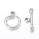 Tibetan Style Alloy Toggle Clasps X-LF0161Y-NF-1