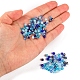 500 pièces de perles de verre opaques électrolytiques EGLA-YW0001-39A-5