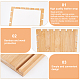 Présentoirs à colliers multiples en bois de bambou NDIS-WH0009-13A-3
