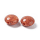Perles acryliques opaques craquelées OACR-C006-08-3
