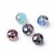 Perline di vetro placcato / perle di giada imitazione EGLA-MSMC001-03-2