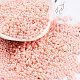 Rocailles en verre couleurs opaques&nbsp;SEED-A033-06C-1
