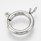 304 Stainless Steel Spring Ring Clasps STAS-T033-31E-2