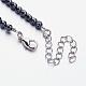 Gemstone Beaded Bracelets/Necklaces NJEW-JN01705-04-6