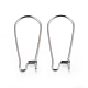 304 Stainless Steel Hoop Earring Findings X-STAS-P223-01P-03-1