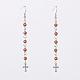 Non-Magnetic Synthetic Hematite Dangle Earrings EJEW-JE02419-02-1