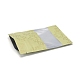 Sacs à fermeture à glissière à dessus ouvert en papier d'aluminium imprimé feuille d'érable OPP-M002-03A-06-2