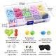 Kit de fabricación de cordón de correa móvil de collar de cuentas de color caramelo diy DIY-YW0006-07-4