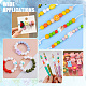 CHGCRAFT 16Pcs 8 Colors Silicone Focal Beads Bubble Tea Silicone Beads Ferris Wheel Flatback Beads for Pens Phone Case Jewellety Keychain Scrapbook Making SIL-CA0001-48-6