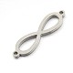 Original Color 304 Stainless Steel Polymer Clay Grade A Rhinestone Infinity Bracelet Links connectors STAS-E084-03-2