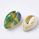 Printed Cowrie Shell Beads SHEL-S274-27A-1