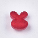 バニー樹脂カボション  ウサギの頭部  ミックスカラー  13x11x5mm RESI-T031-06-3