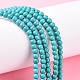 Chapelets de perles en turquoise synthétique TURQ-G106-4mm-02E-4