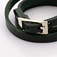 Imitation Leather Triple Wrap Bracelets BJEW-C300-5P-2