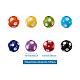 Cheriswelry 120pcs 8 Farben undurchsichtige Harzperlen RESI-CW0001-06A-7