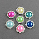 Garment Accessories Half Round ABS Plastic Imitation Pearl Cabochons RB-S020-05-M1-1