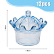 SUPERFINDINGS Blue Crown Candy Box with Lid Plastic Baby Shower Favor Box Clear Chocolate Container Round Storage Box 12 Sets for Home Wedding Christmas Birthday Party Decorating AJEW-WH0033-08A-2