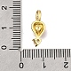 Латунные микро проложить кубического циркония подвески KK-U072-15G-3