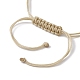 3-teiliges Set mit Armbändern aus natürlichen Muscheln und synthetischen türkisfarbenen geflochtenen Perlen in 3 Stilen BJEW-JB10024-5