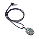 Alloy Pendant Necklaces NJEW-F235-08AS-3