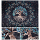 Dekorativer Wandteppich aus Polyester AJEW-WH0323-72-3