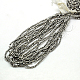 Electroplate Glass Beads Strands EGLA-F009-B05-2
