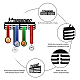 Модная железная вешалка для медалей ODIS-WH0021-010-4
