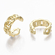 Brass Cuff Earrings EJEW-R114-012G-NF-2