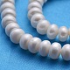 Hebras de perlas de agua dulce cultivadas naturales X-PEAR-S002-9-10mm-3-2