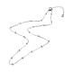 304 Stainless Steel Satellite Chains Necklace NJEW-JN03594-01-3