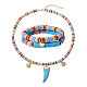 Bracelets extensibles et ensembles de bijoux collier pendentif SJEW-SZ0001-001-1