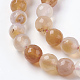 Natural Agate Beads Strands G-G580-8mm-30-3