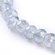 Verre plaquent colliers de perles NJEW-JN02793-07-2