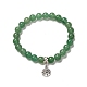 Ensemble de bracelets extensibles arbre de vie et lotus pour hommes femmes BJEW-JB06723-4