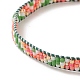 Bracelets de perles tressées de graines japonaises faites à la main BJEW-MZ00020-01-2