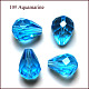 Abalorios de cristal austriaco de imitación SWAR-F062-12x10mm-10-1