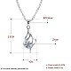Trendy 925 Sterling Silver Pendant Necklaces NJEW-BB22375-7
