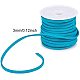 PandaHall 30 Rolls 3mm Lace Faux Leather Suede Beading Cords Velvet String 30 Colors 5.5 Yard Each for Jewelry Making LW-PH0001-05-2