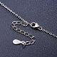 Shegrace 925 collar con colgante de plata esterlina JN588B-4