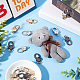 PandaHall Elite 16Pcs 4 Colors Zinc Alloy Lobster Claw Clasps FIND-PH0006-29-5