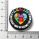 Infantile Autism Food Grade Eco-Friendly Silicone Focal Beads SIL-H006-02-3