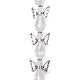 Angel Fairy Shape Electroplate Transparent Glass Beads Strands AJEW-JB01181-03-1