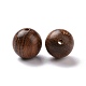 Perles rondes en bois de santal en peau de tigre WOOD-G009-01C-3