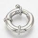 304 Stainless Steel Spring Ring Clasps STAS-T033-04-1