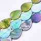 Fili di perline di conchiglie d'acqua dolce di colore ab SHEL-S274-38-1