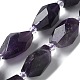 Natürlichen Amethyst Perlen Stränge&nbsp;G-H095-A01-01-1