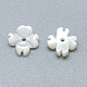 Perles de coquillage blanc naturel SSHEL-S260-015-2