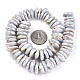 Hebras de perlas keshi de perlas barrocas naturales PEAR-S018-05E-4