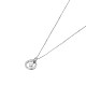 925 подвесные стерлингового серебра ожерелья NJEW-BB34125-5